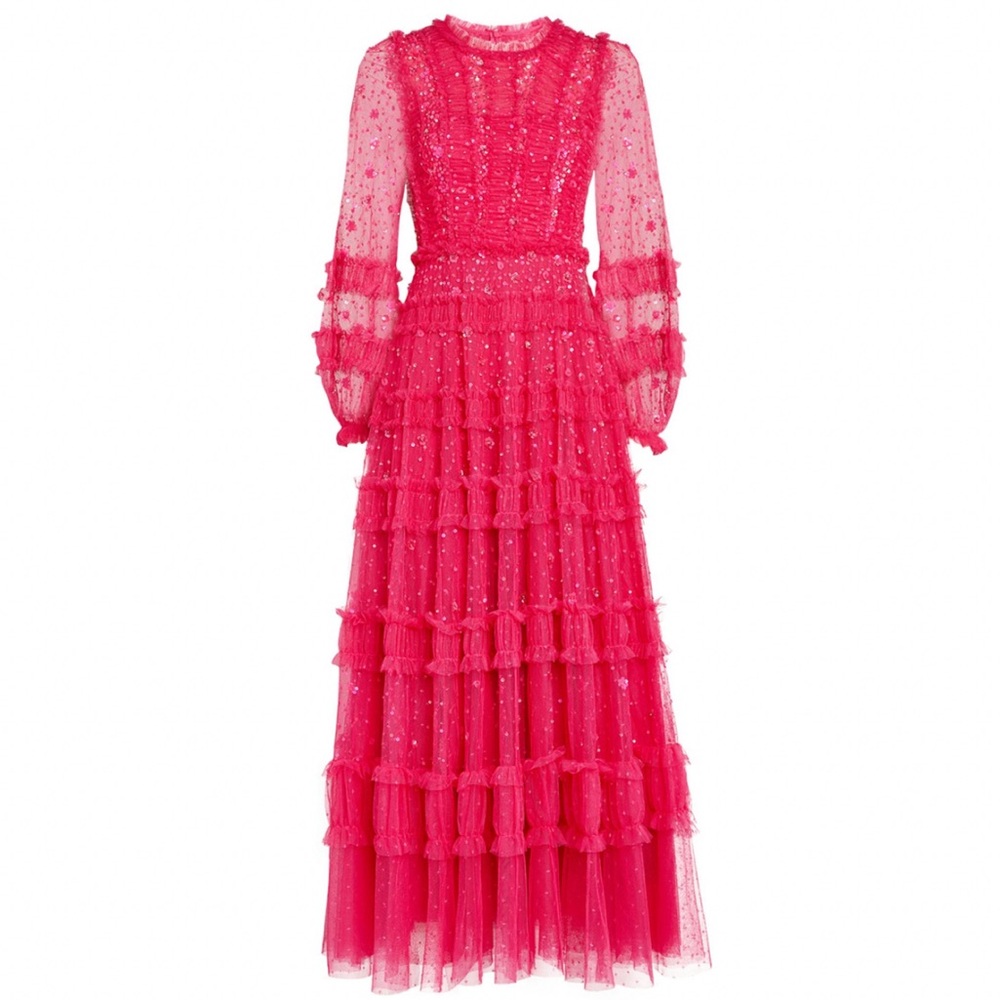 Violet shimmer ankle gown fuchsia needle and thread - Picture 5 of 7